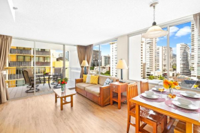 1BR with Great City Views, 3 mins to Waikiki Beach!